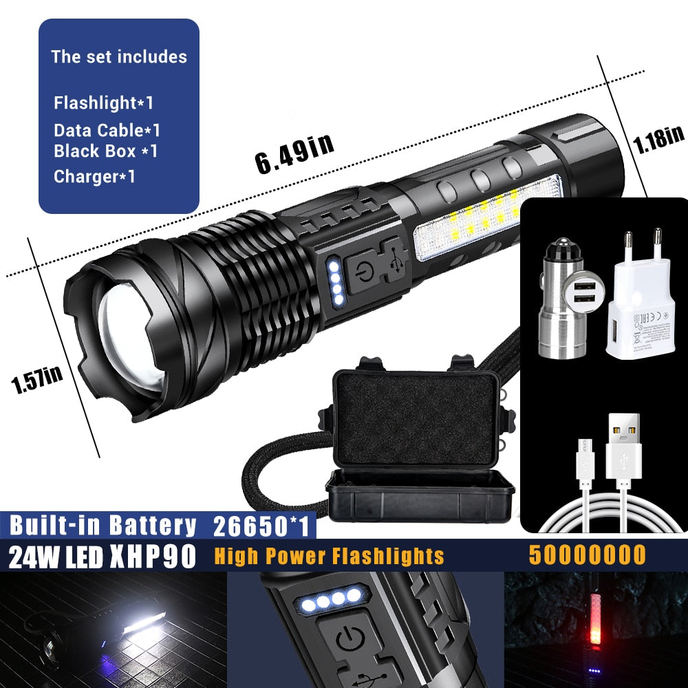 Campbud - Tactical Rechargeable  Flashlight