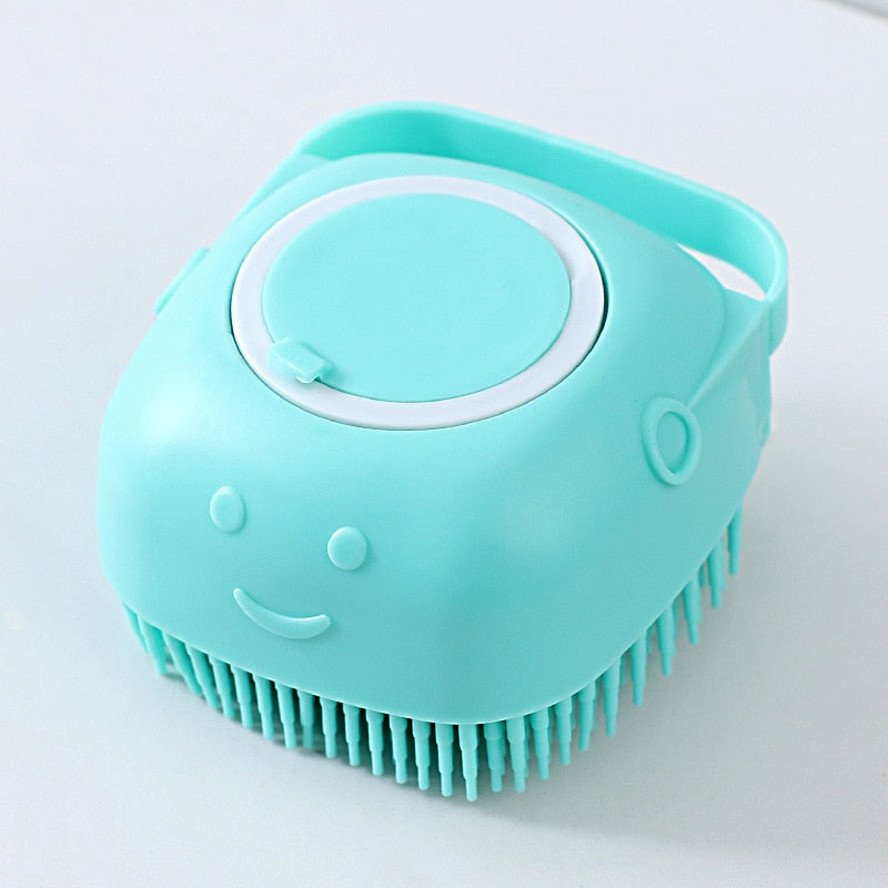 Petsy - Bathing Brush for Pets With inbuilt Soap Dispenser